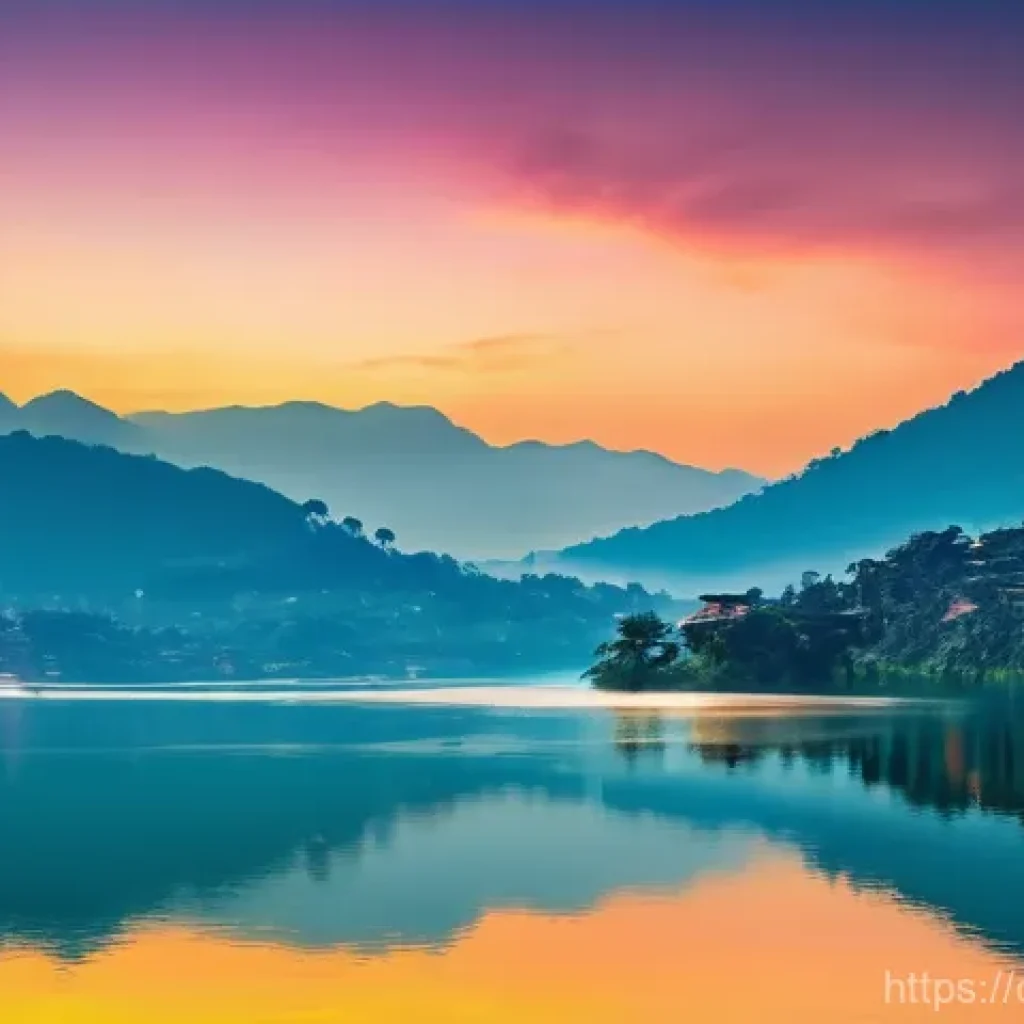 키부호수와 주변 마을 탐방 - **Awe-Inspiring Lake Kivu Panorama at Dawn:**
    "A breathtaking, wide-angle panoramic view of Lake...